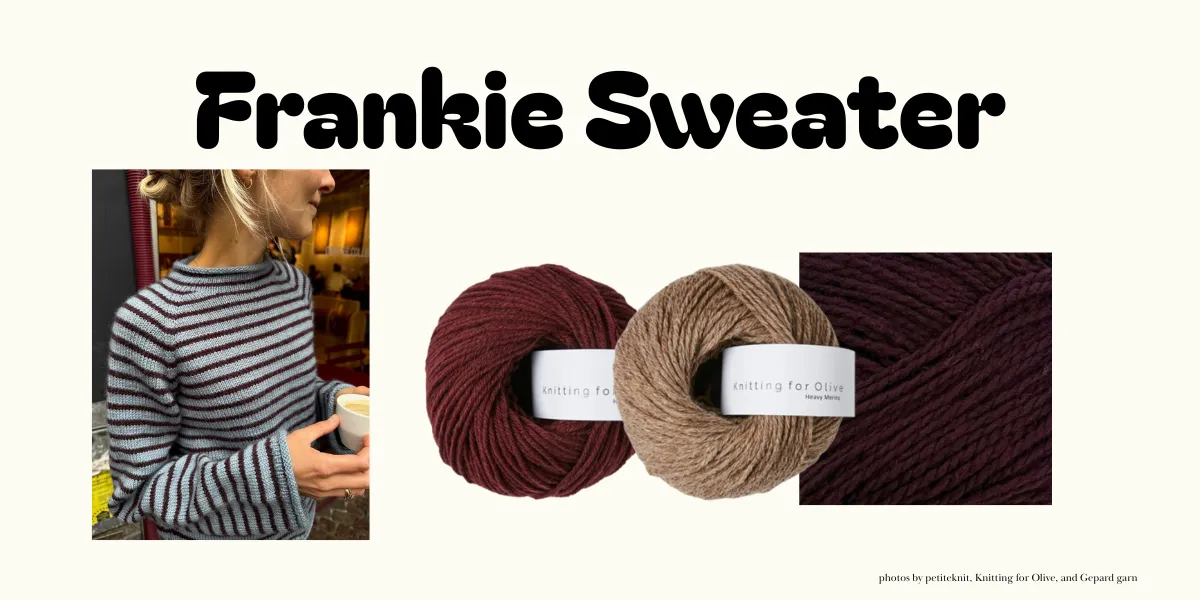 Frankie Sweater 想要用來消KFO Hazel 🥜🌰 | pattern by petiteknit